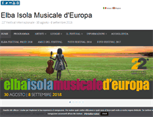 Tablet Screenshot of elba-music.it